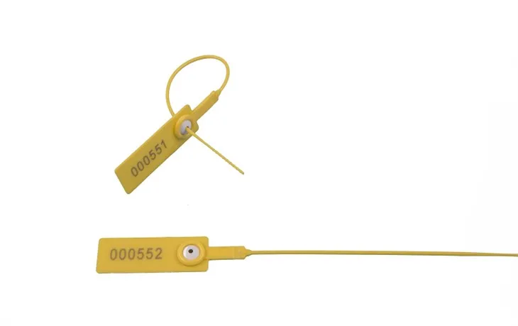 Plastové bezpečnostné tesnenie