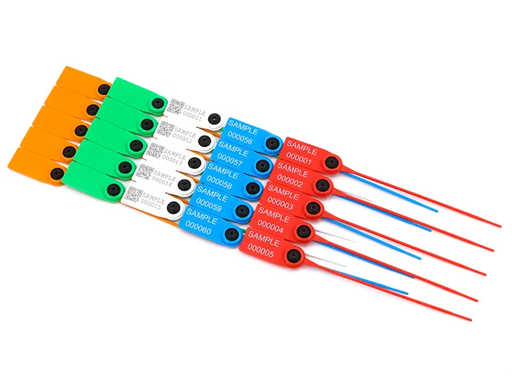 Značka plastovej bezpečnostnej tesnenia