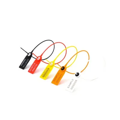 Indikatívne plastové bezpečnostné tesnenie